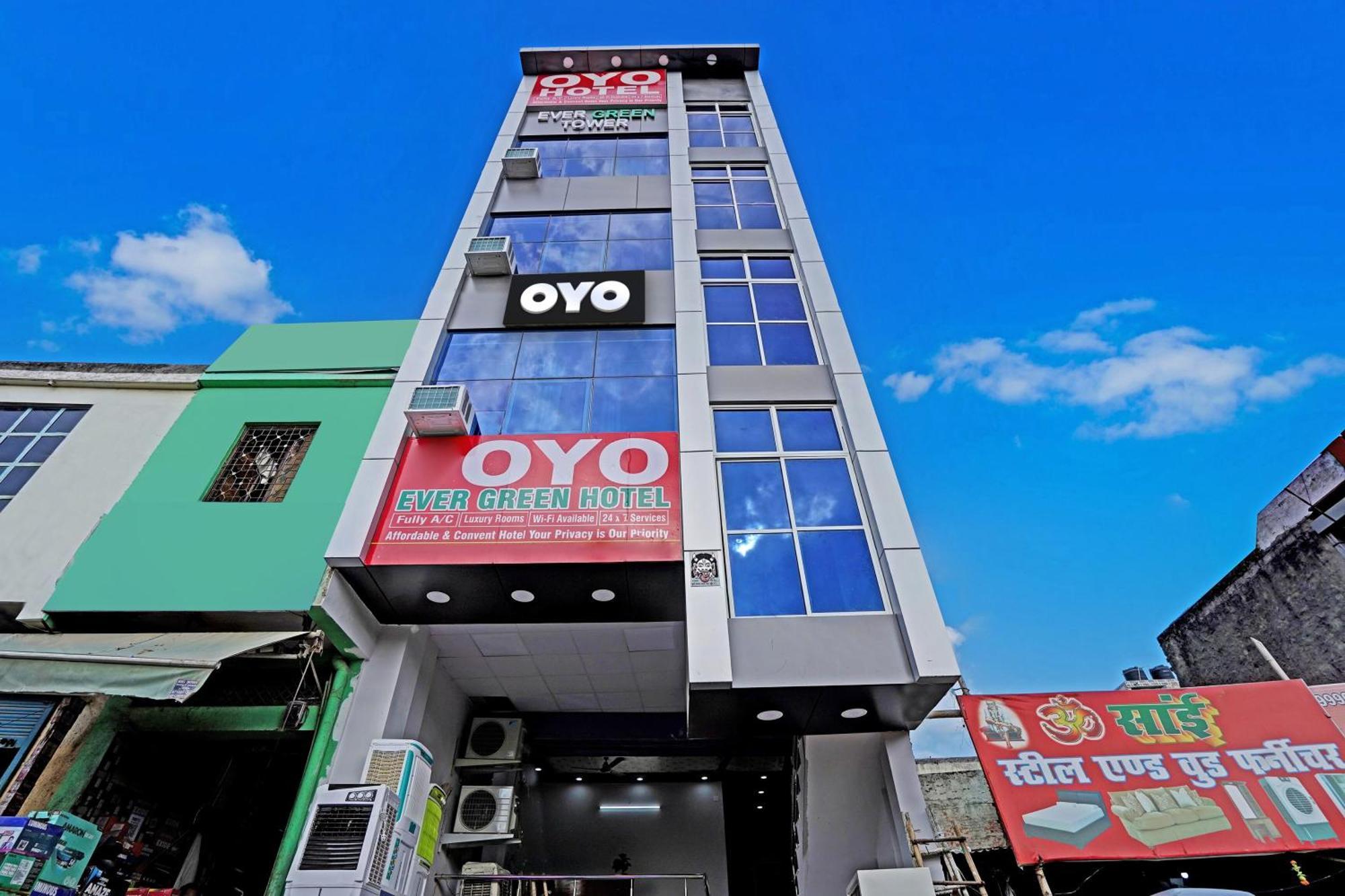 Oyo Flagship Evergreen Tower Hotel Ghaziabad Extérieur photo